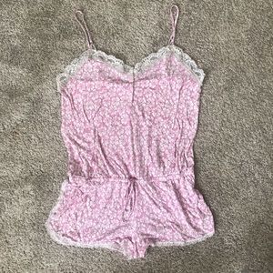 Victoria’s Secret lace sleep romper